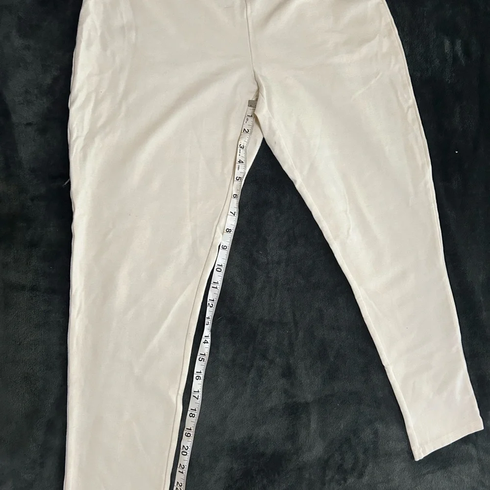 Women’s Alexander Jordan White Tummy Control Leggings - Size L - Large - Picture 6 of 6